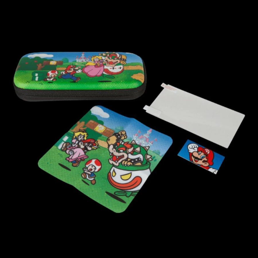 PowerA Mushroom Kingdom Stealth Case Kit for Nintendo Switch Lite - Protective Cover & Accessories