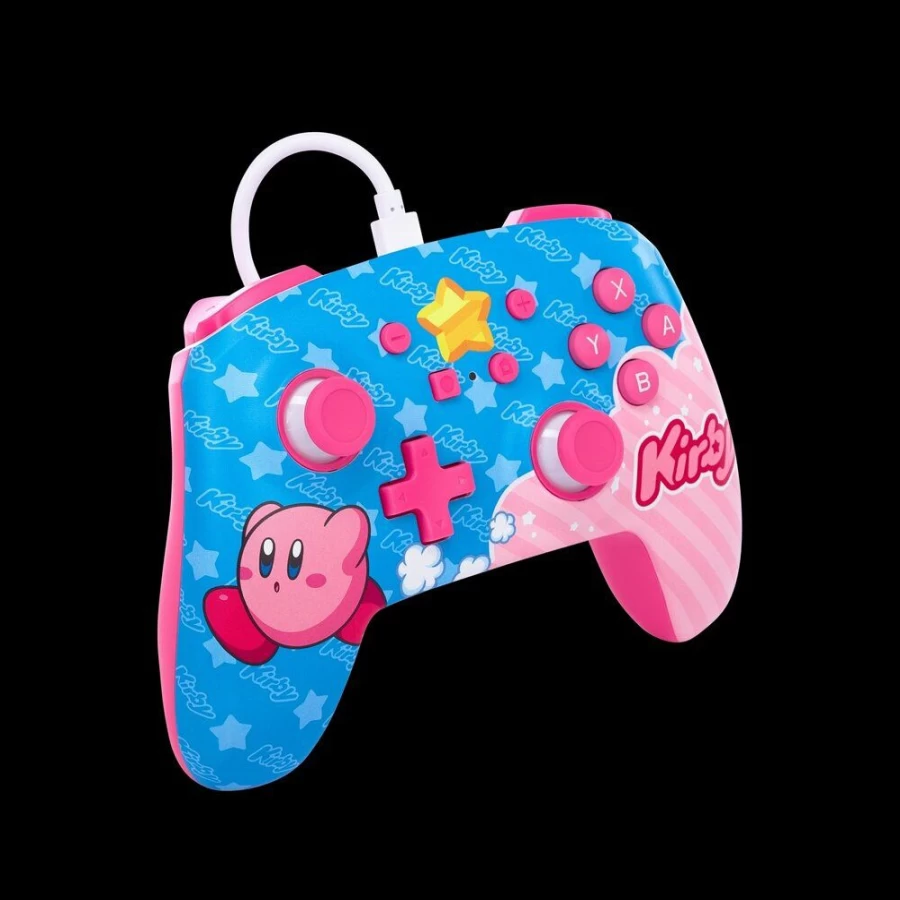 PowerA Enhanced Wired Controller for Nintendo Switch - Kirby Edition Gaming Gamepad