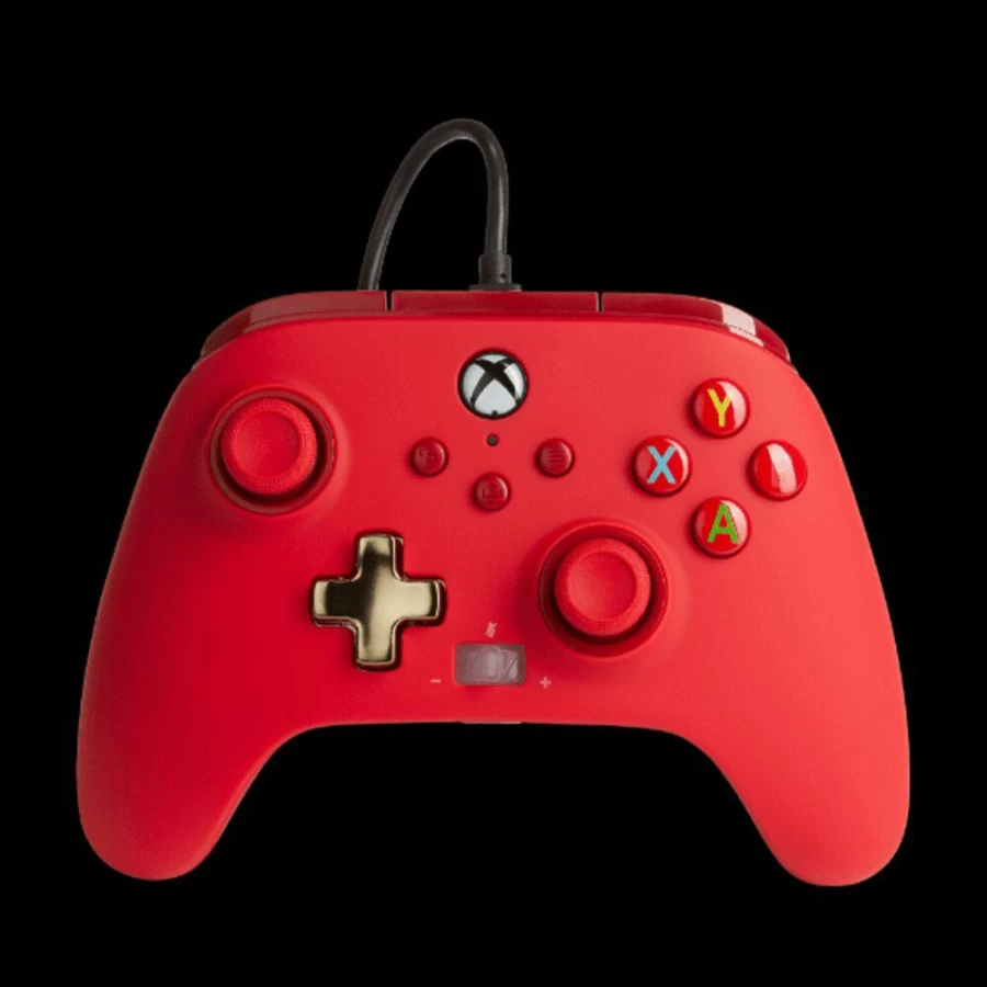 PowerA Enhanced Wired Gaming Controller for Xbox Series X|S - Red Officially Licensed